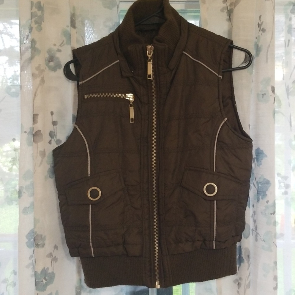 Brown Puffer Vest